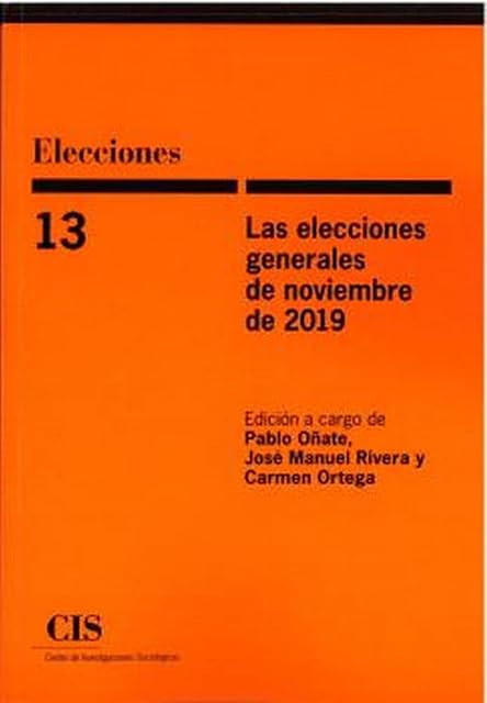 Portada de Las elecciones generales de noviembre de 2019