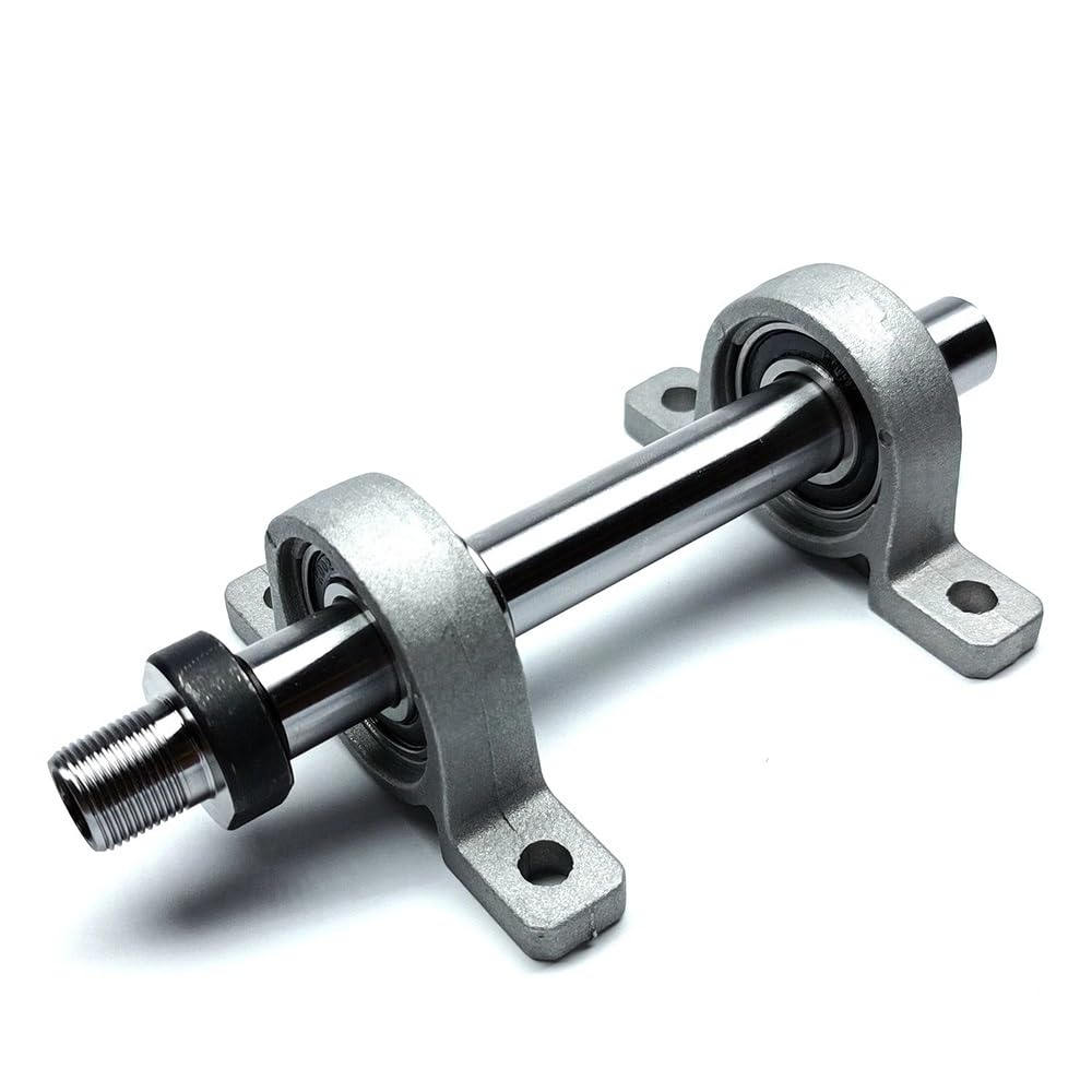 Axe de broche M14 x 1 mm pour fabriquer votre propre mini tour à bois