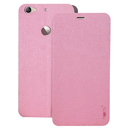 Image of Heartly Luxury PU Leather Flip Stand Back Case Cover for Letv Le 1S /LeEco Le 1s Eco /LeEco Le 1S - Cute Pink