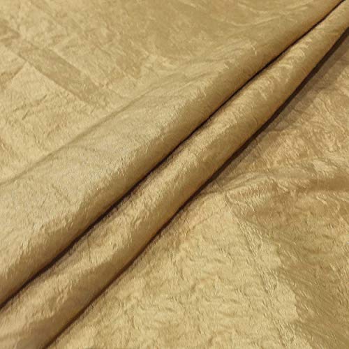 Panini Tessuti – Taffetas Froissé au Mètre – Vendu par Demi-Mètre (Largeur 145 cm) – 1 Quantité = 50 cm – Tissu Léger pour Vêtements, Rideaux et...