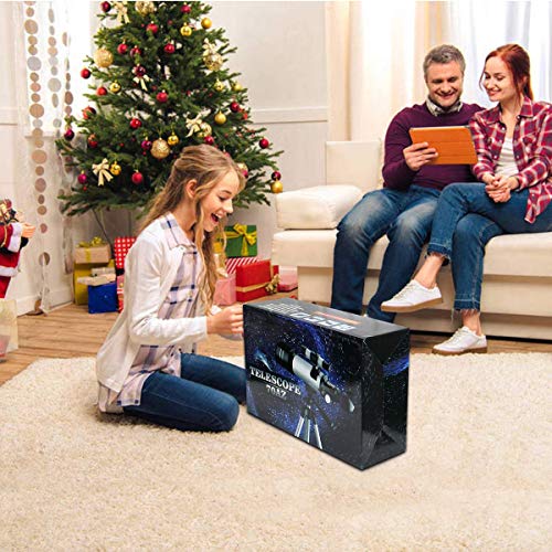Moutec Telescope for Kids and Beginners with Backpack Smartphone Adapter, Portable Astronomical Travel Telescope, 70mm Refractor - Great Astronomy Gift for Kids to Explore Moon Space