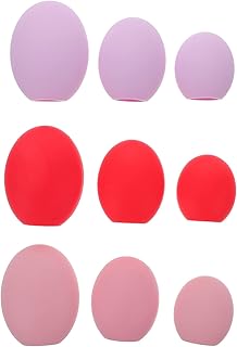 Cepillo cosmético Caps 9pcs silicona maquilla...