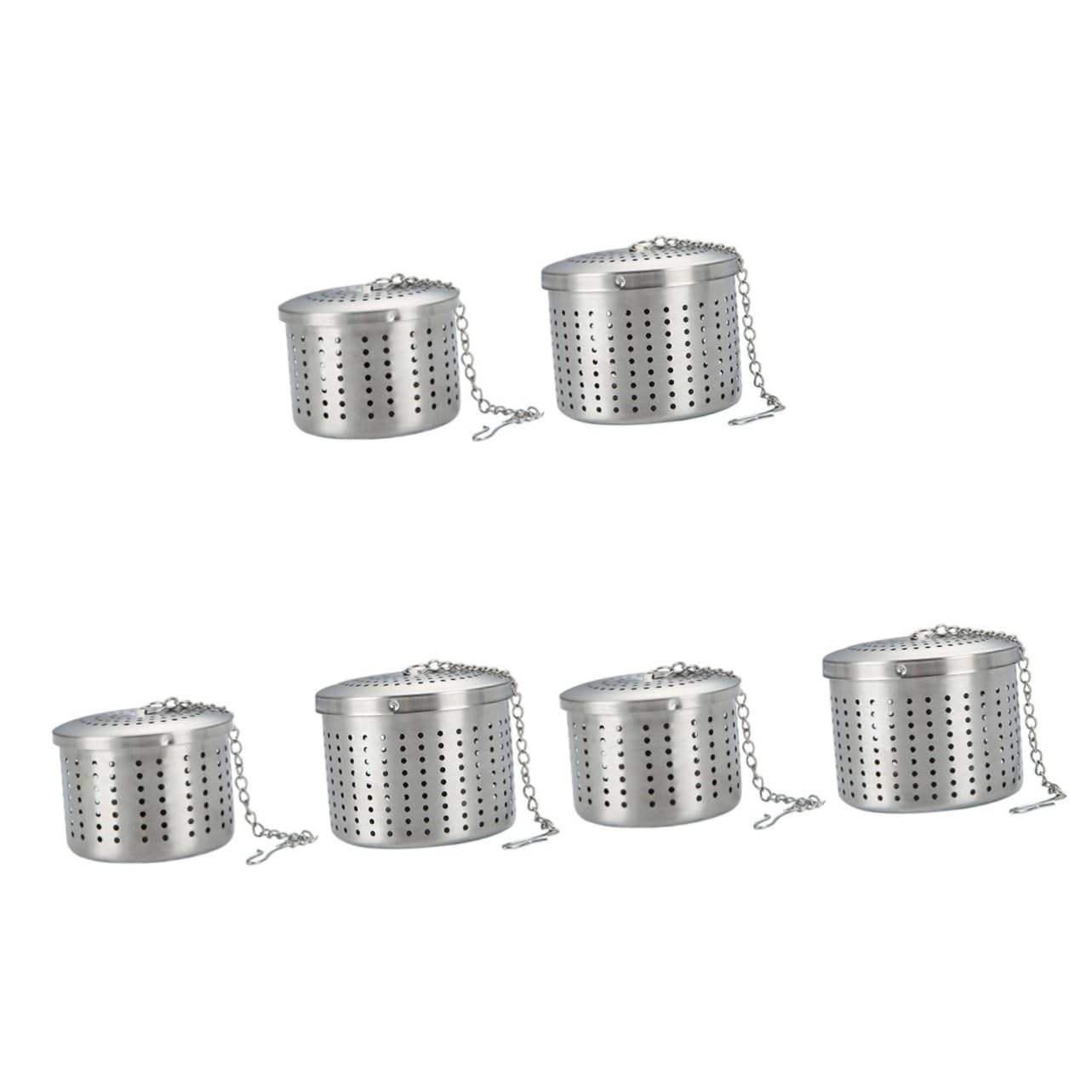 TOPBATHY 6pièces Infuseurs à Thé Acier De Filtres Portables Pour Thé Pratique Et Chaleur Pour Maison Déplacements