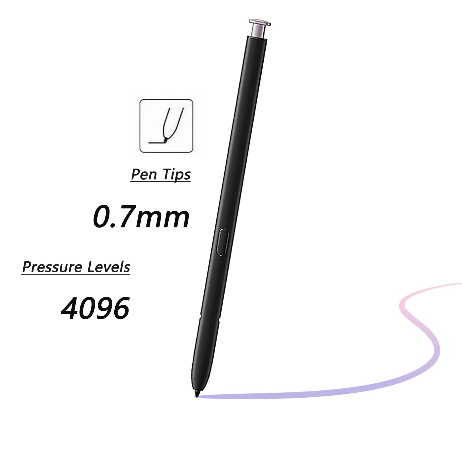 Amazon.com: Lavender Galaxy S23 Ultra Pen withBluetooth for