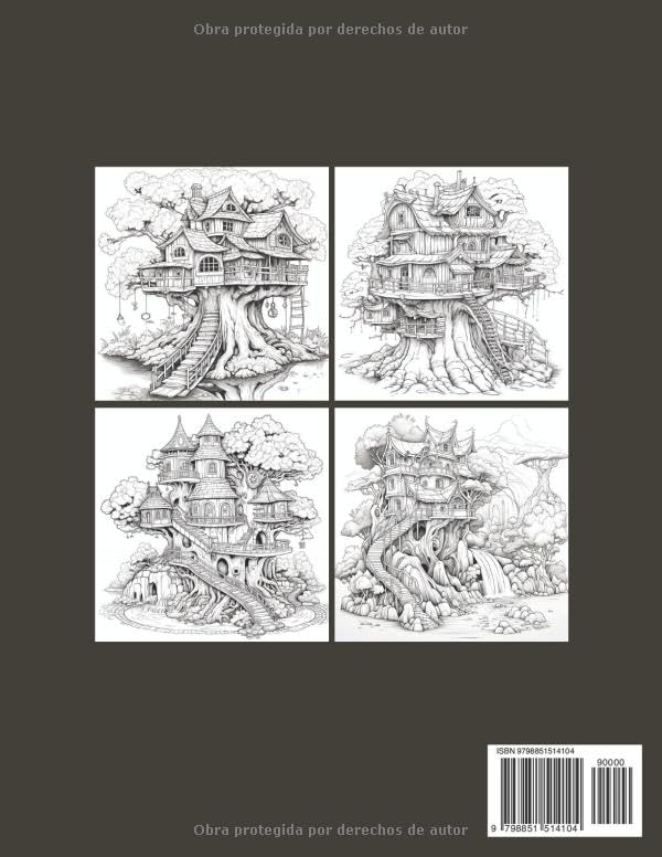 Miniatura 2 de Casa del Árbol - Libro para Colorear (Spanish Edition)