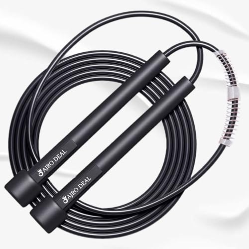 Image of Hand Grip Strengthener & Adjustable Skipping Rope Set - Wrist Exerciser with Speed Jump Rope for Home & Gym Workout