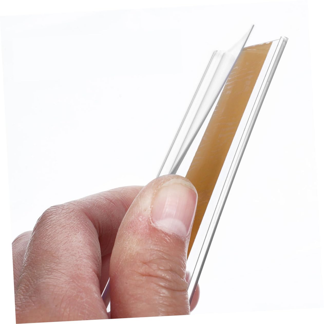 DOITOOL 1 Set Etichette Adesive Trasparenti con Supporti per Scaffali per Librerie e Uffici Etichette con Adesivo Resistente e Cartoncini per Etichettatura Organizzata