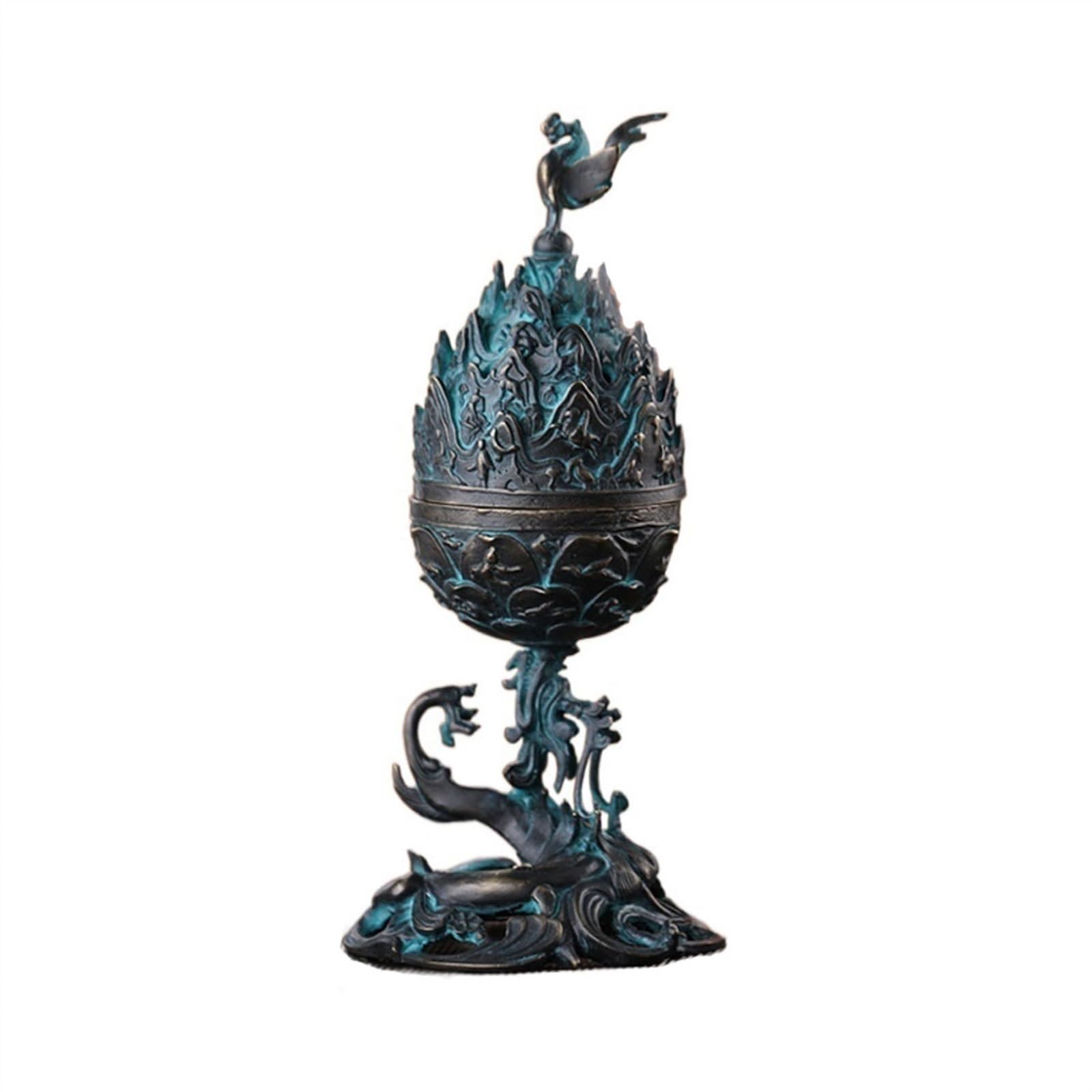 Incense Holder Vintage High-end Fragrance Holder Exquisite Desktop Decoration Indoor Aromatherapy Stove Burner Teahouse