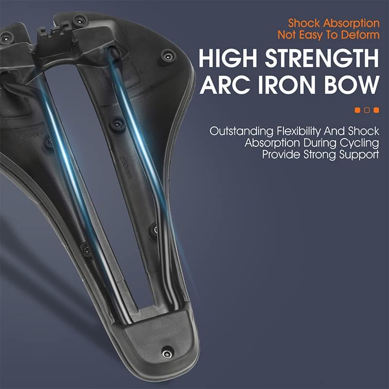 Hollow Bicycle Saddle PU Waterproof Aerodynamic Bike Cushion Shock Absorption Cycling Seat MTB Road Bike Accessories