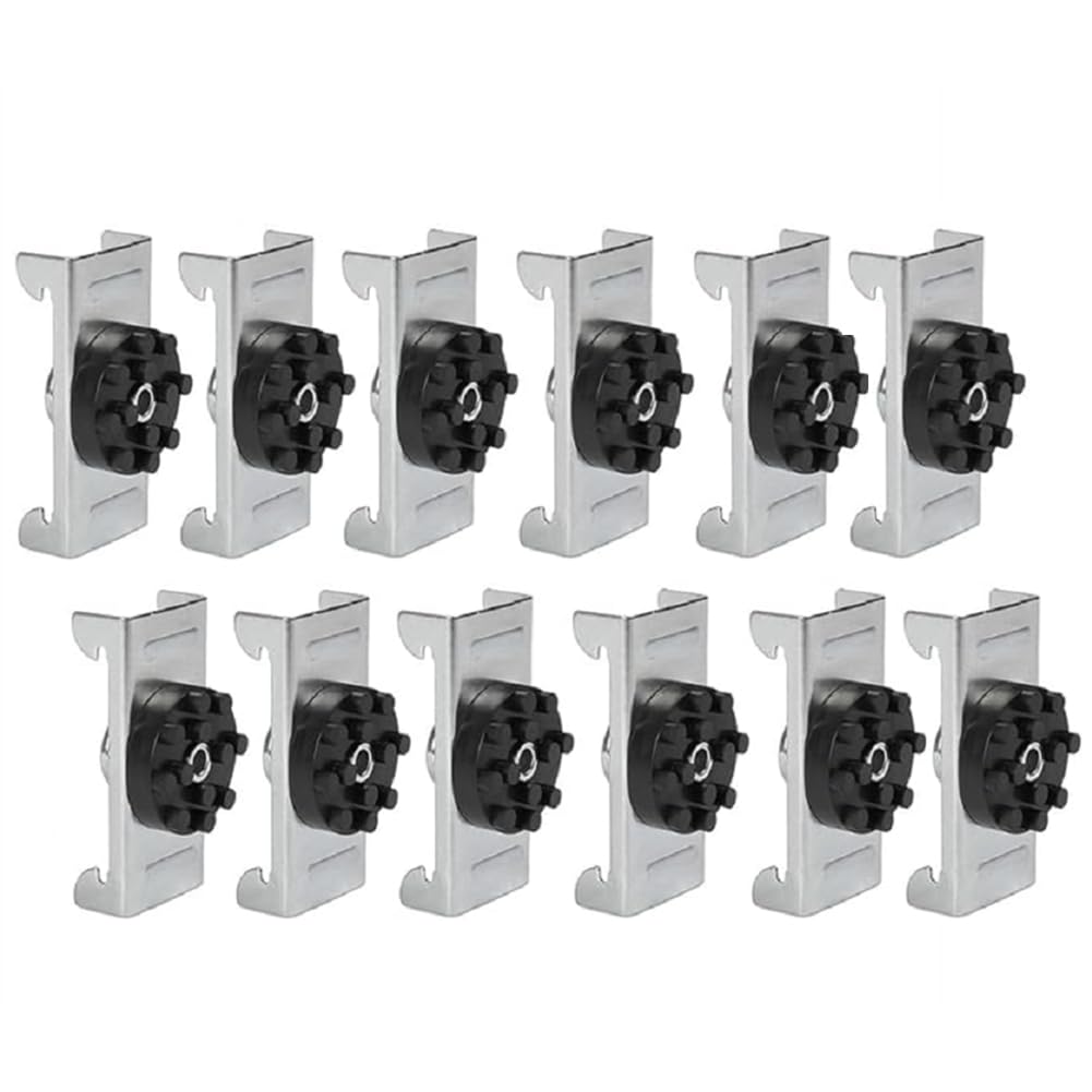 UDSKNV[KSL Sound Isolation Clips 12pack-Reduces Noise for Noisy Neighbors-Drywall Soundproof Mounting Clips-Sound Proofing