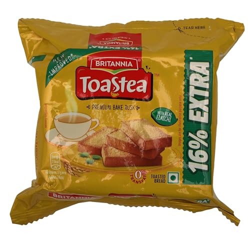 Image of Britannia Rusk Britannia Toastea Premium Bake Rusk 50g 50 gm Pack