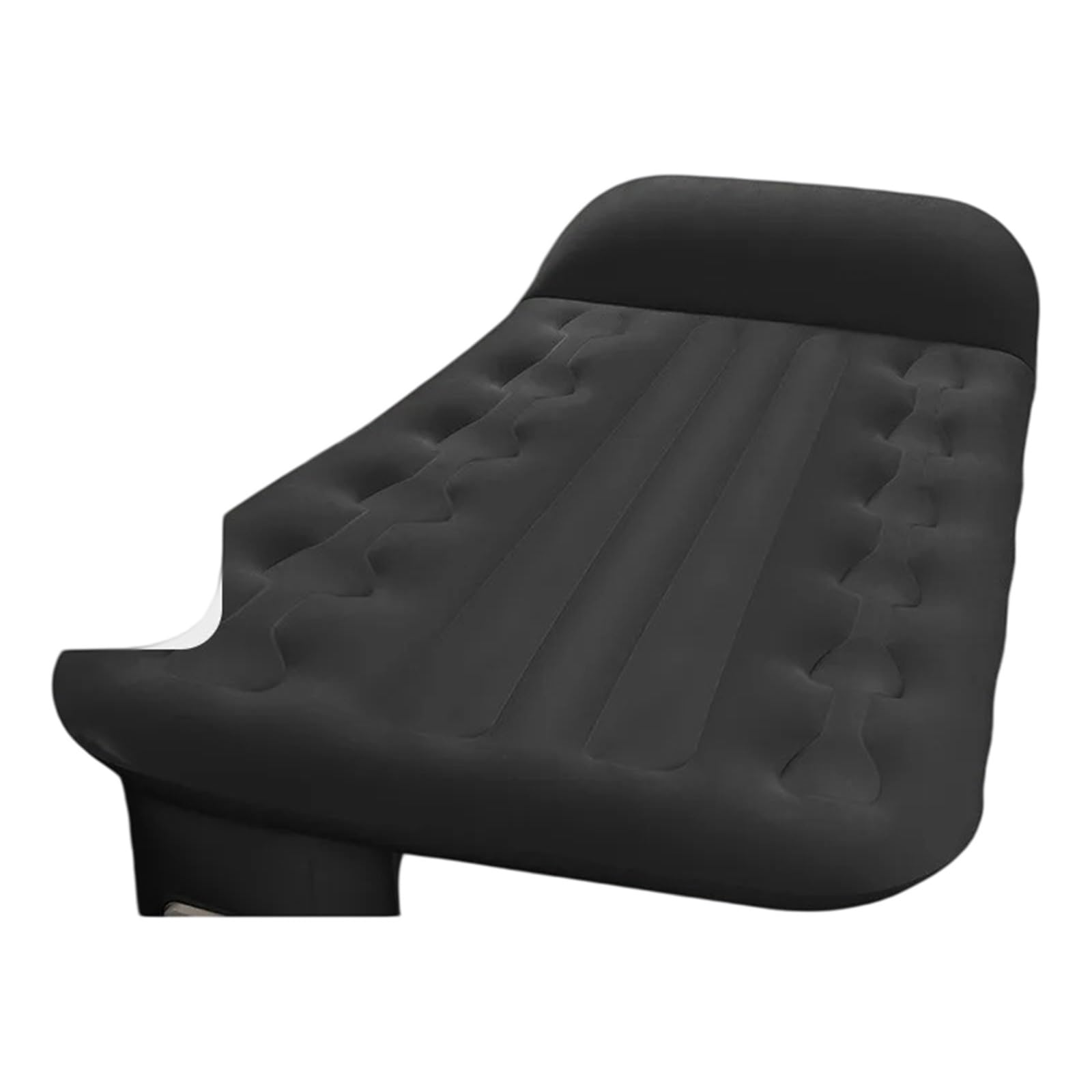 łóżko podróżne Materac dmuchany Nadmuchiwane łóżko z tyłu samochodu | Gruba poduszka powietrzna przenośny materac do spania(Black flannelette)