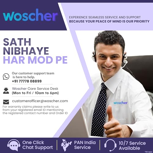 Woscher Car Washer, Adjustable High Pressure Gun, Washing Pump for Car, Bike and Home Use Cleaning, 18 Months Warranty, 2200 Watts, 160 Bars