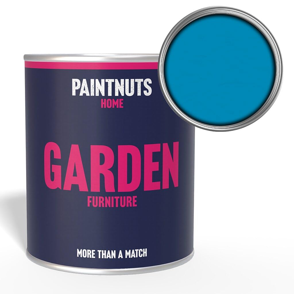 Paintnuts Light Blue Garden Furniture Paint - Ral-5012 - Matt 2.5 Litre Tin