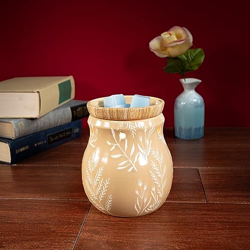 Scentsationals Wax Melt Warmer, Wax Warmer for Scented Wax Melts - Autumn Collection Hattie Leaves - Candle Wax Melter for Fragrance Cubes and Tarts by Scentsationals - Image 3