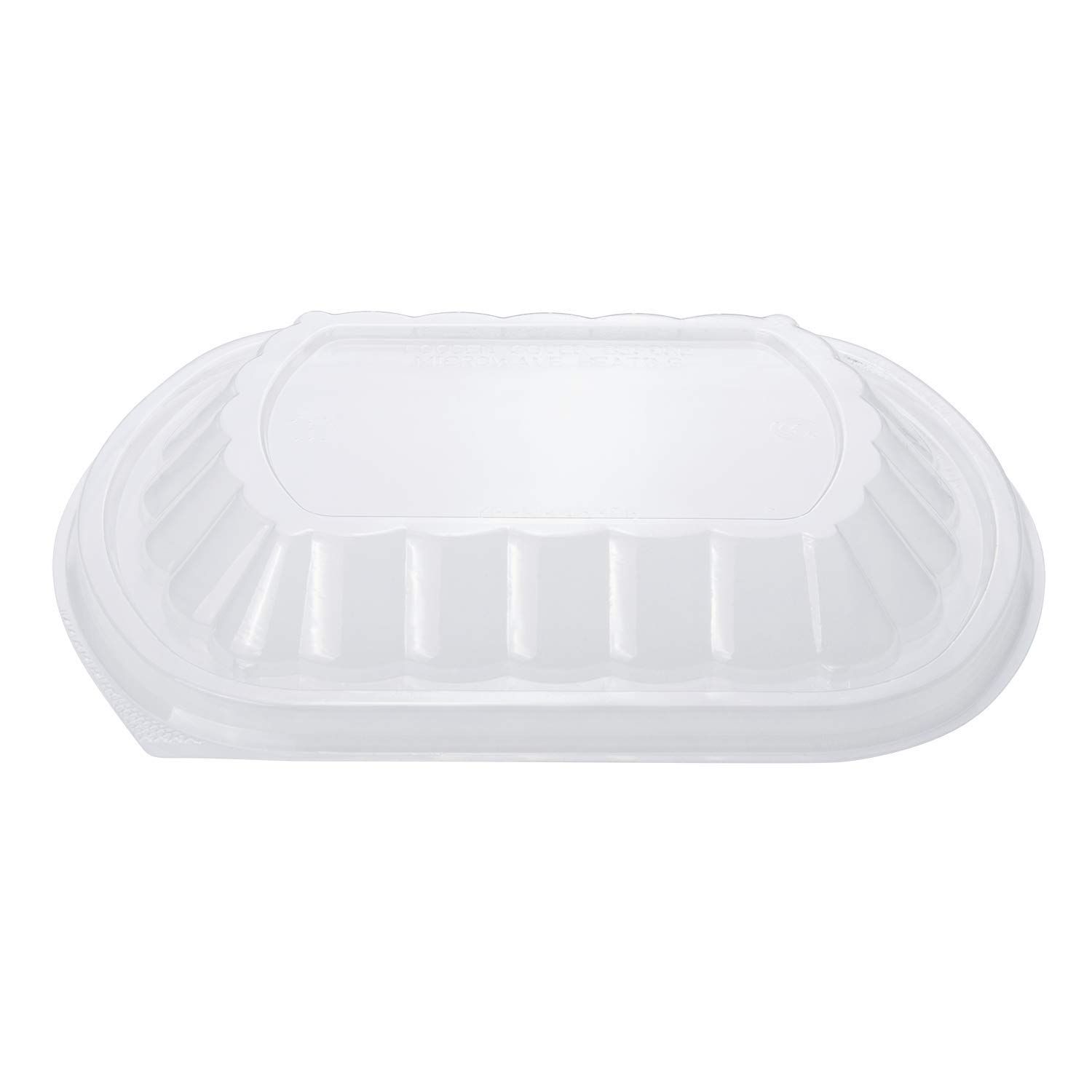 Karat OPS Lid for 24oz PP Microwaveable Black Take Out Box (Case of 300)
