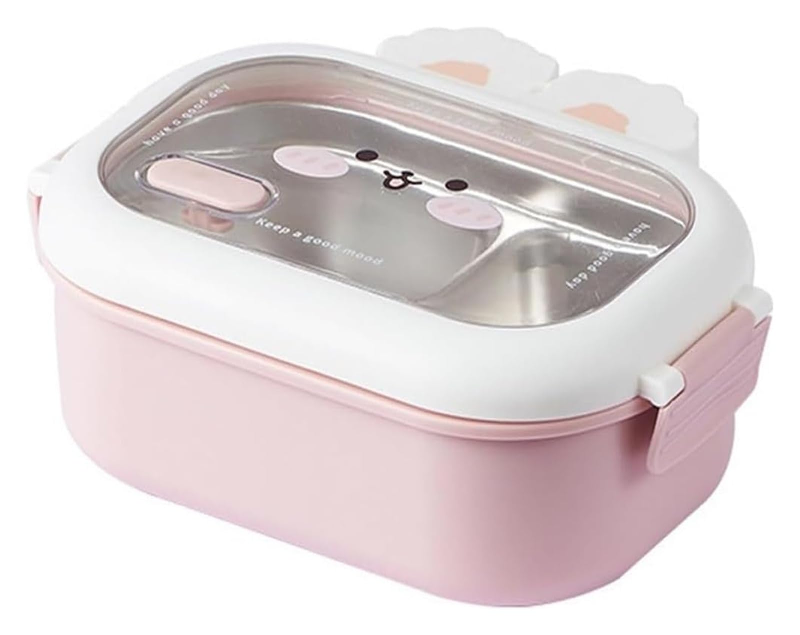 Isolierte, unterteilte Bento-Box aus Edelstahl