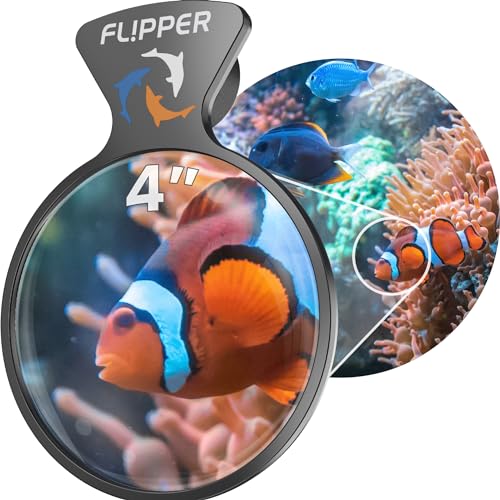 FL!PPER DeepSee Aquarium Magnifier Magnetic Viewer - 4" (B07J549RX6) Amazon Price History, Amazon Price Tracker