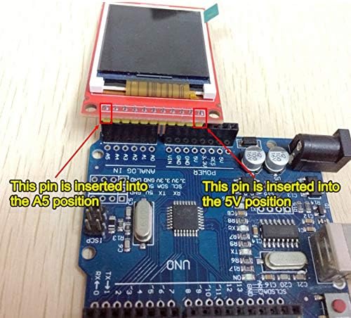 DSD TECH 1.8 Inch TFT LCD Display Module with SPI Interface for Arduino and MCU