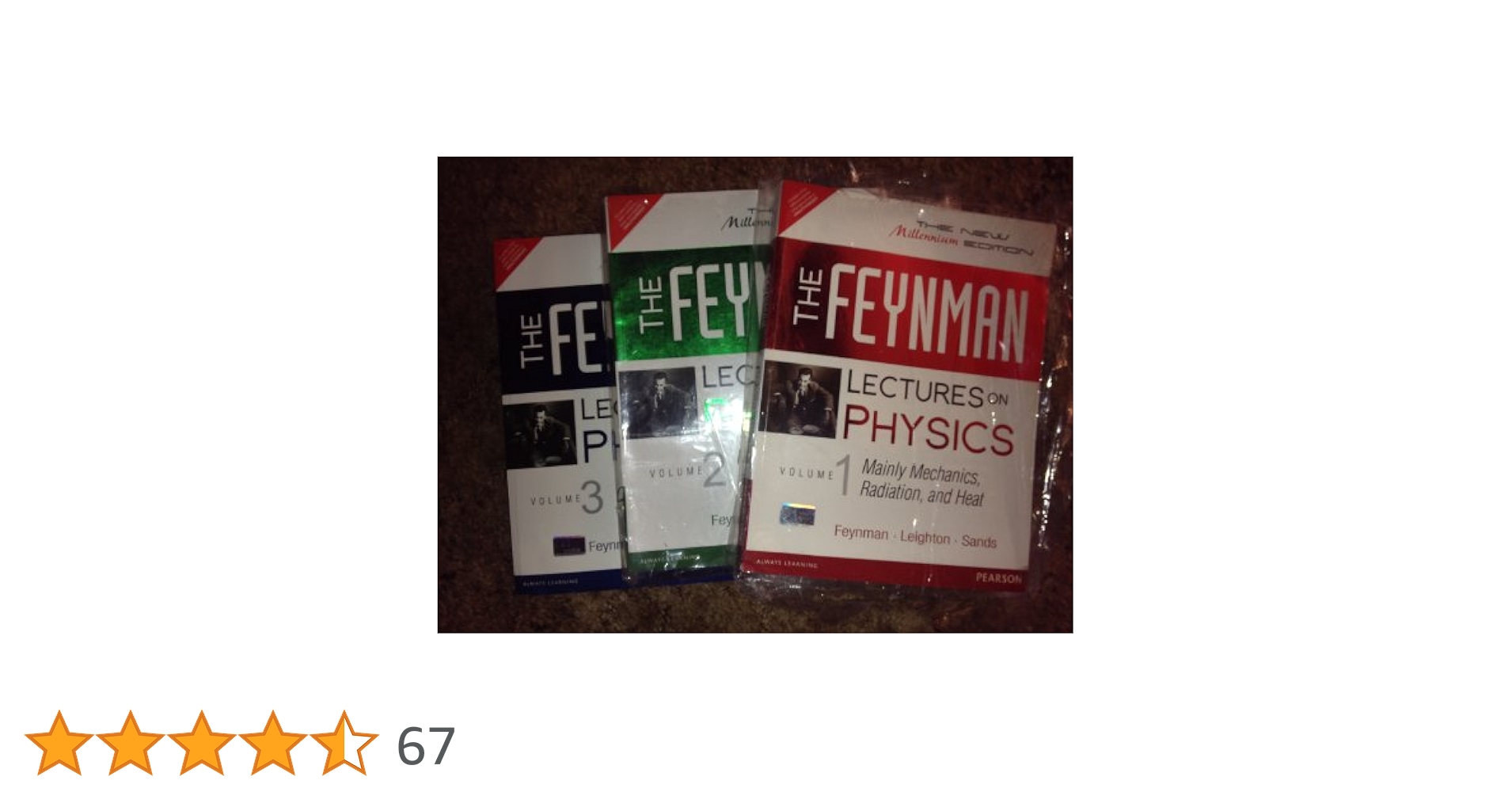 The Feynman Lectures on Physics 1-3 セット The Feynman Lectures on Physics 3 Volume Books Set Vol. I