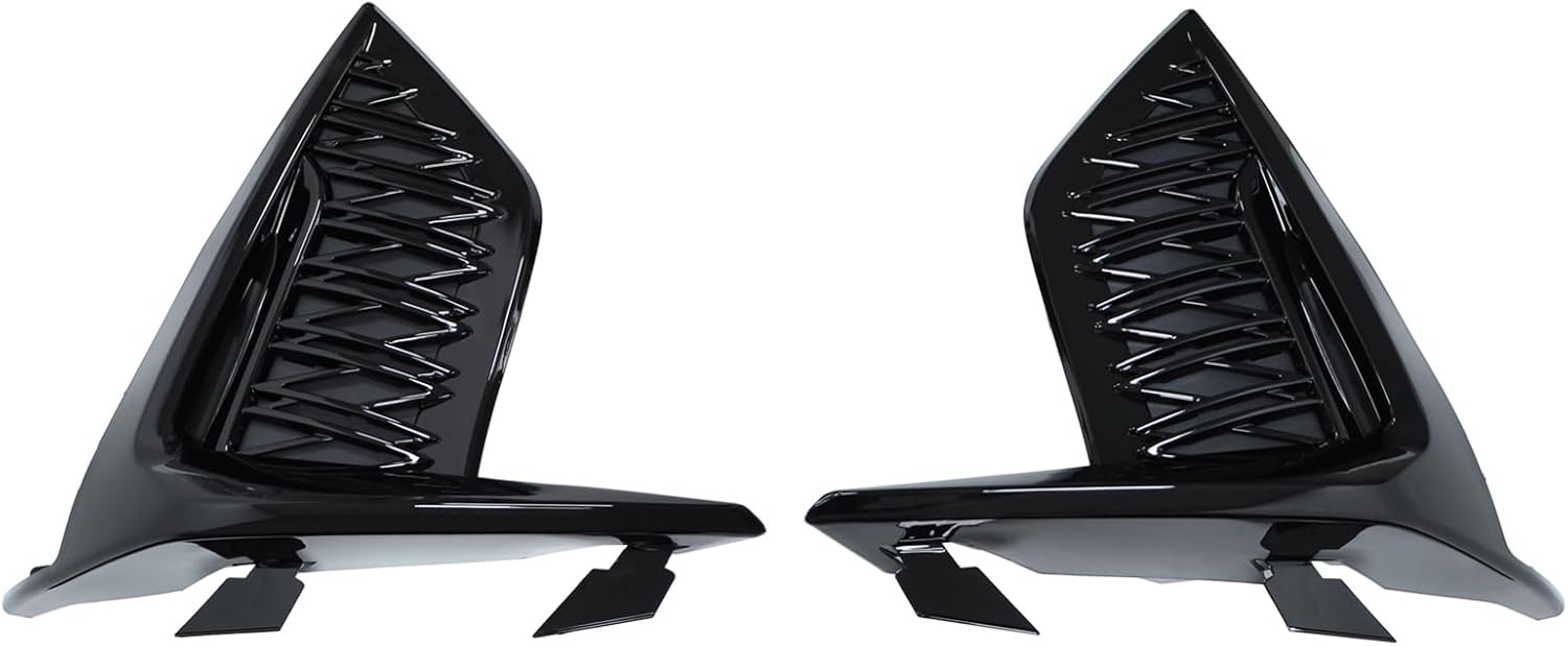 NewYall Front Left and Right Lower Bumper Fog Light Cover for Lexus IS300 IS350 2021 2022