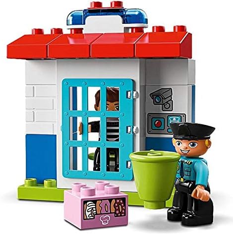 Miniatura 4 de LEGO DUPLO 10902 - Bloques de construcción de estación de policía (38 piezas)