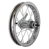 Wheel Master 12-1/2 x 2-1/4 Rear Bicycle Wheel, 20H, Steel, Bolt On, Silver