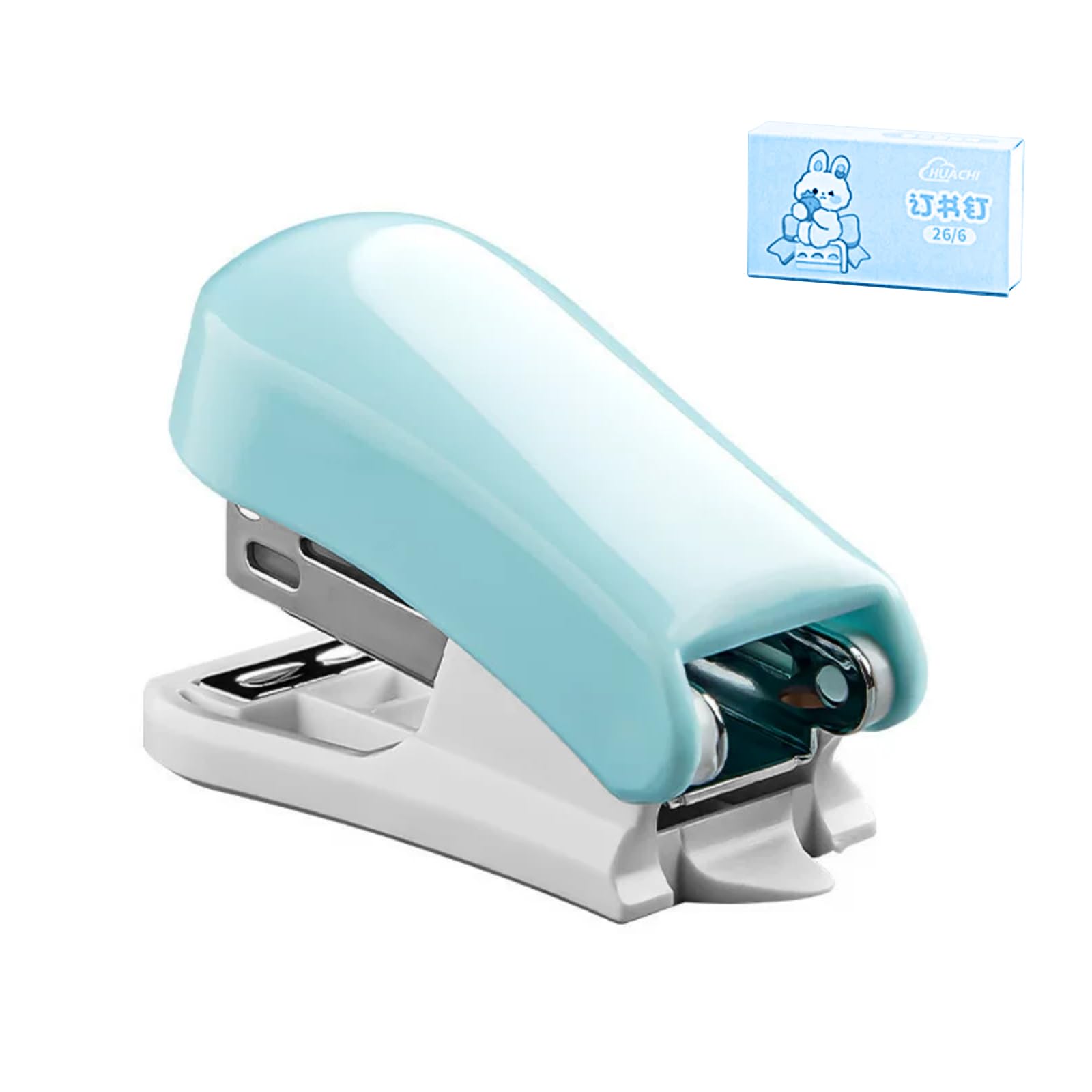 Amazon | ミニホッチキス、35枚綴じ可能、軽量・ポータブル