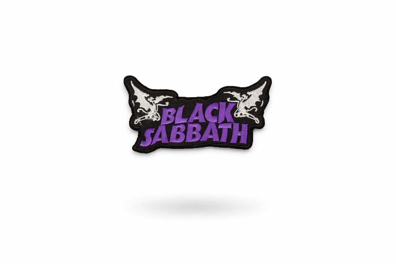 Black Sabbath Never Say Die_1 Patch Badge Embroidered Iron on Applique Patch Accessory