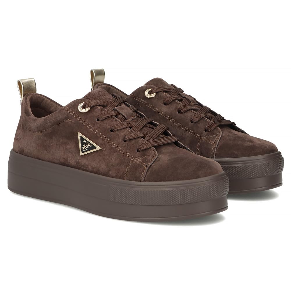 FILIPPO Plateau Sneaker Damen Leder - Schuhe Damen - Halbschuhe | Leicht, bequem, Echtleder, für den Alltag