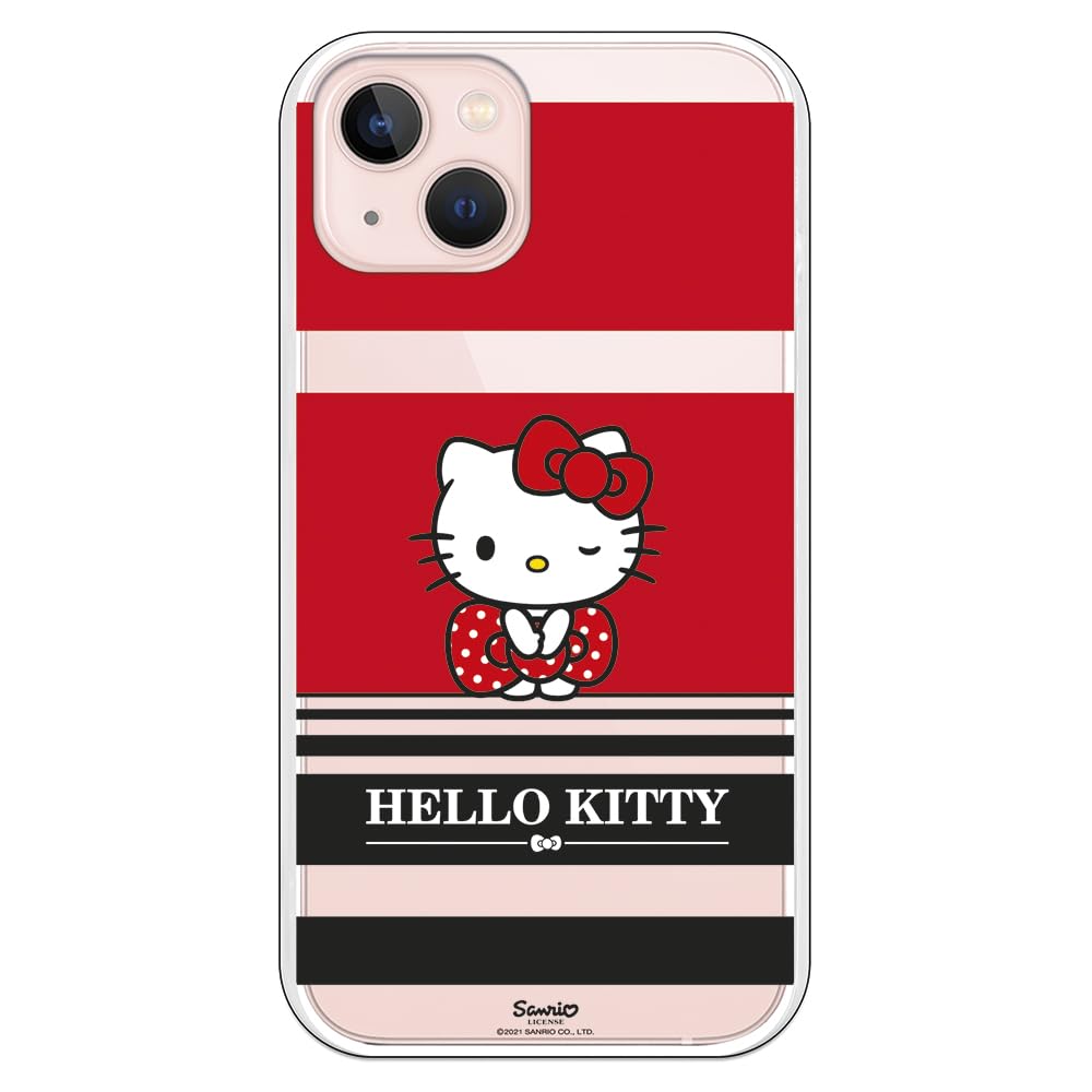 Custodia Flessibile Per IPhone 15 Con Hello Kitty Girl Power - Cover Morbida In TPU Nera - 2