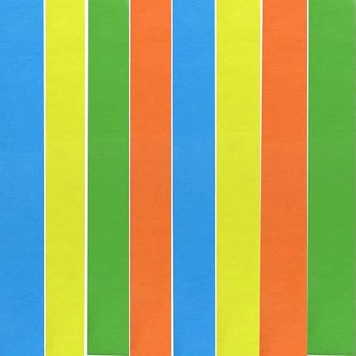 Miniatura 3 de IGUO 8 rollos de suministros para fiesta de monstruos, serpentinas de papel crepé, amarillo, azul, verde, naranja, borlas de papel de 82 pies para