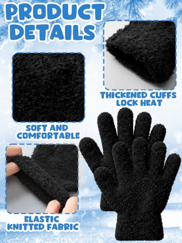 Image of EBOOT 3 Pairs Winter Kids Gloves Warm