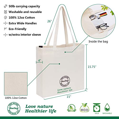 Canvas-Shopping-Bags-Cloth-Grocery-Tote-bags-whandleOrganic-Cotton-Washable-Eco-Friendly-Reusable-Grocery-Bags