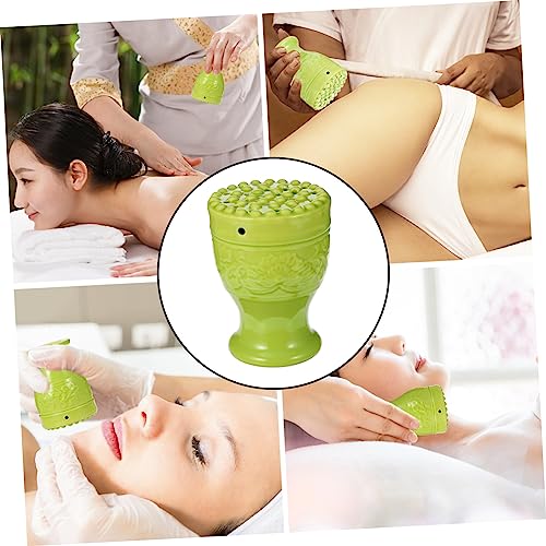 Copa de cerámica Moxa para terapia de masaje diseño resistente al calor de doble capa para moxibustión y relajación y alivio muscular miniatura 7
