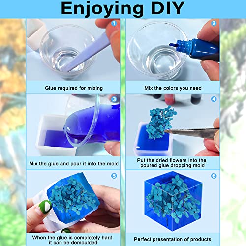 8 Pcs Cube Cuboid Resin Moulds - Image 4