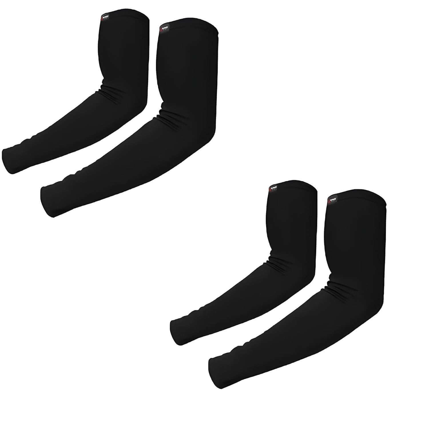 Avolusion Pro-Fit 240 GSM Arm Sleeves [Pack of 2] – UV Protection Cooling Compression Sleeves for Men, Women & Kids | Anti-Tan, All-Season Outdoor & Indoor Sports Wear-image-1