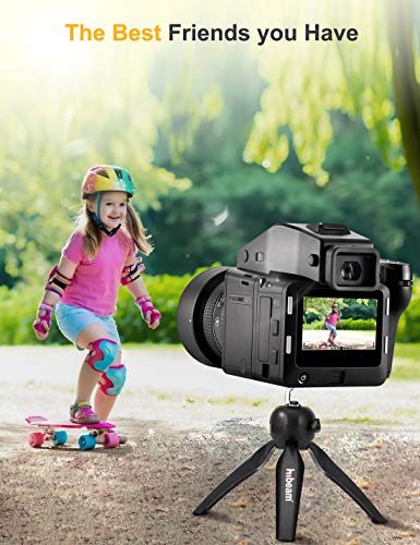 Mini Tripod Stand, Multipurpose Tabletop Holder for Phone, Projector, Camera, Adjustable Selfie Stick, Portable & Lightweight, Wide Compatibility, Easy Set-up, Fully Adjustable Angle & Rotation - Thumbnail 7