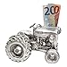 Produktbild BUSDUGA 4230 Sparkasse Traktor Antik Silber, 14x12x11cm, Spardose Sparschwein Sparbüchse