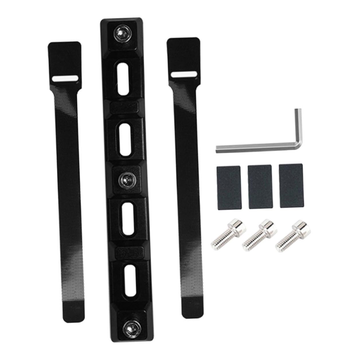 POPETPOP 1 Set Lightweight Bike Water Bottle Holder Adapter Durable Mount for Road and Mountain Bikes Black Cradle and Strap Accessories for Easy Installation