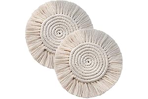 Handmade Macrame Coasters: Protect Surfaces in Style
