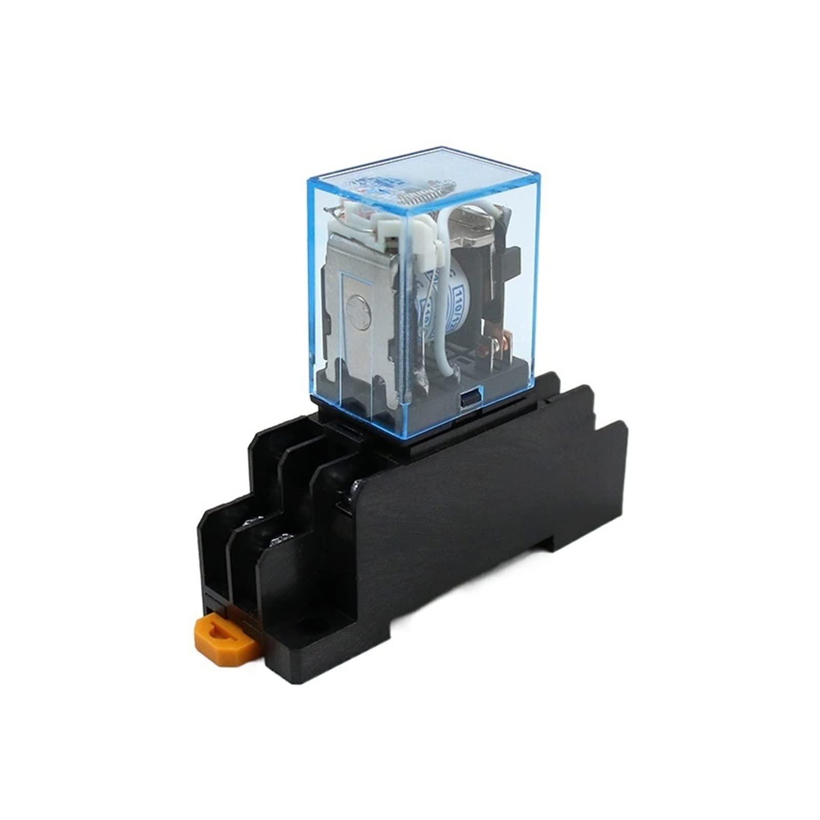 Relé electromagnético MY2P para automatización del hogar interruptor DPDT micro con base 110V