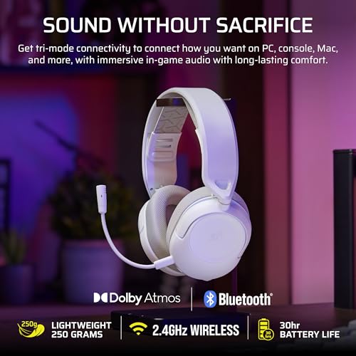 Corsair HS35 v3 Wireless Gaming Headset with Mic – White - image 2