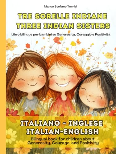 Tre Sorelle Indiane: libro educativo bilingue per bambini in Italiano e Inglese