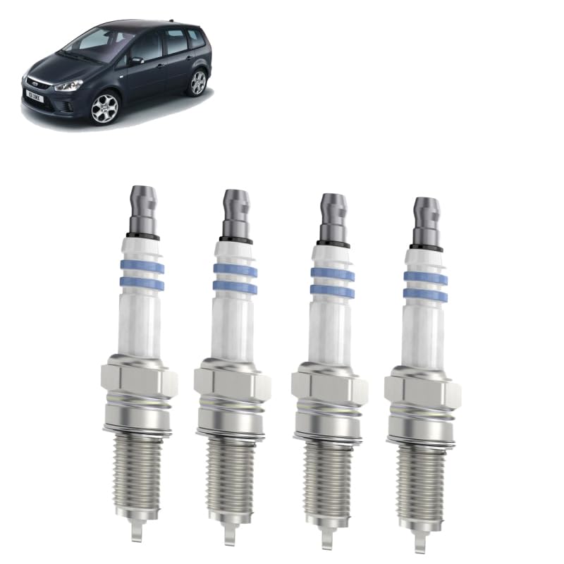 Kit 4 candele TR5 compatibile con Ford c-max 1.6 LPG Benzina/gasauto (gpl) 2012-2019