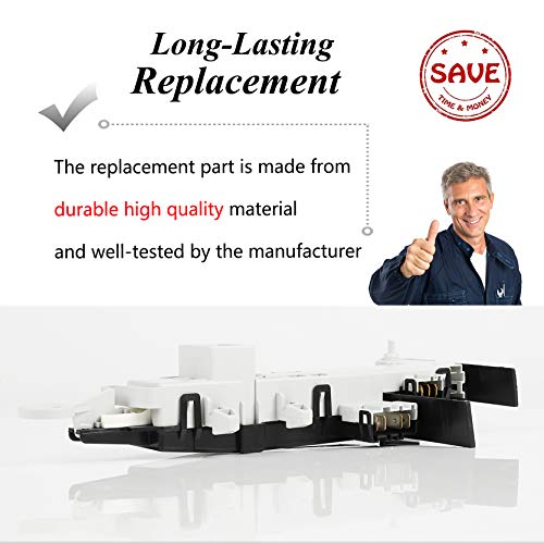 Reyhoar 8182634 Washer Door Lock Switch Assembly Replacement Part For Whirlpool, Kenmore Washing Machine - Replaces Ap6011817, 34001265, 8181700, Ps11745016, Dc64-00519B, Wp8182634Vp #TOP4