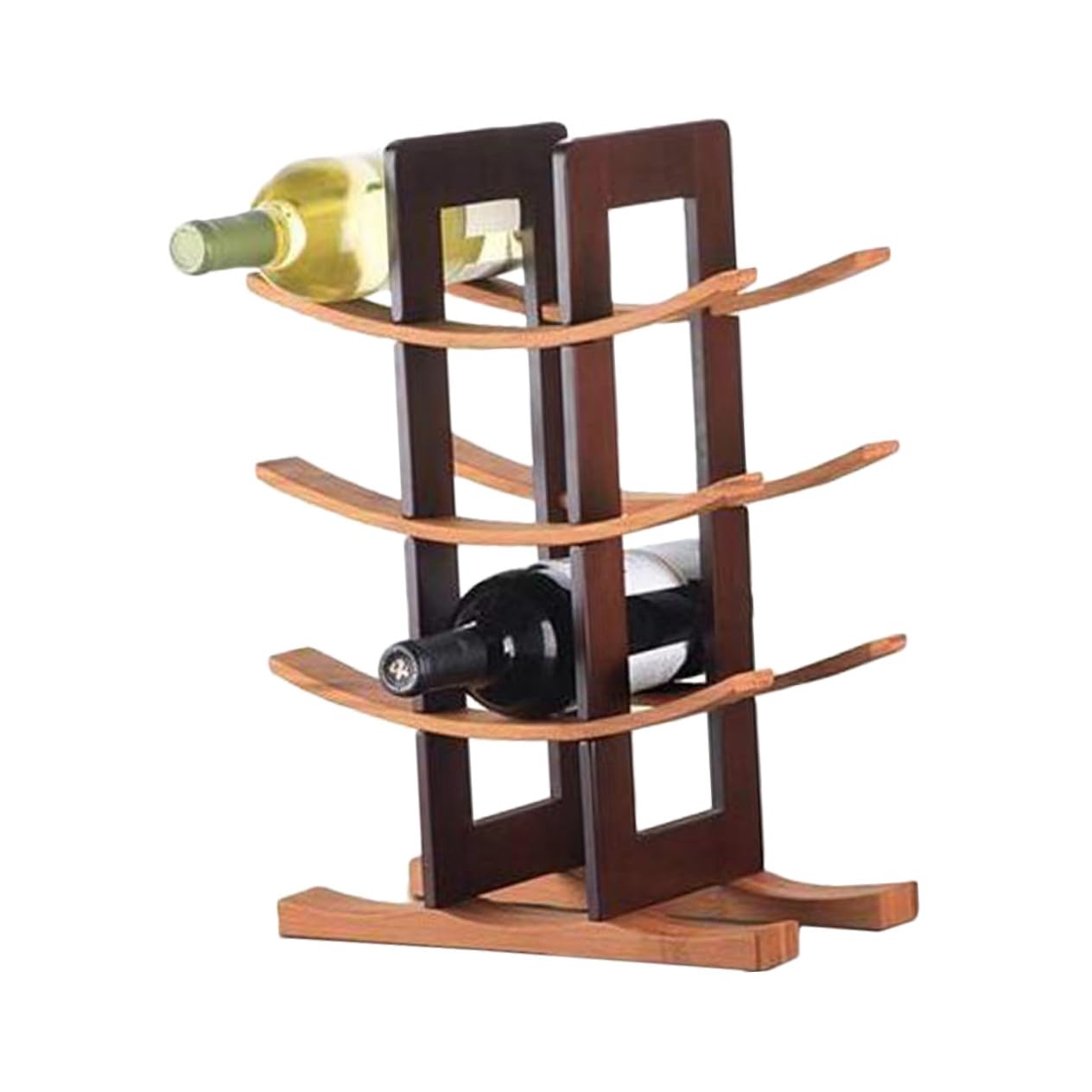 Rangement domestique et bar pour bouteilles : casier à vin bois robuste multifonction