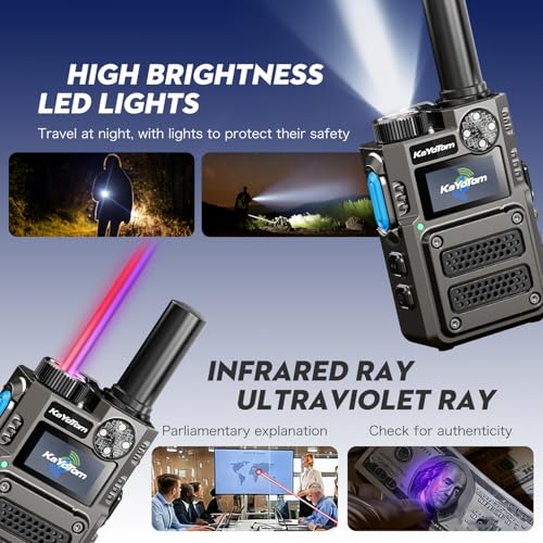 Image of (Heavy Duty) Lifetime Free Unlimited Range Long Range Walkie Talkies for Adults Rapid 4G LTE PoC Two Way Radios Long Distance with Nationwide Range for Team Management,Truck Fleet(20-Pack)