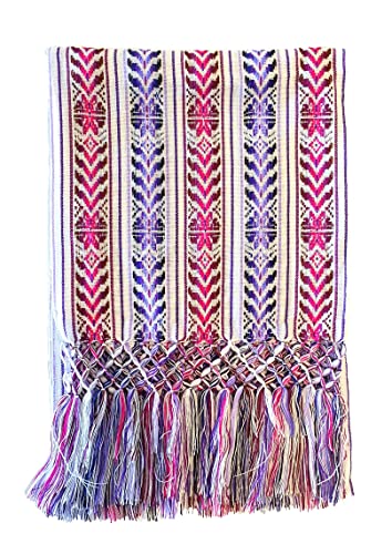 Image of Mexican Handmade Colorful Rebozo Shawl
