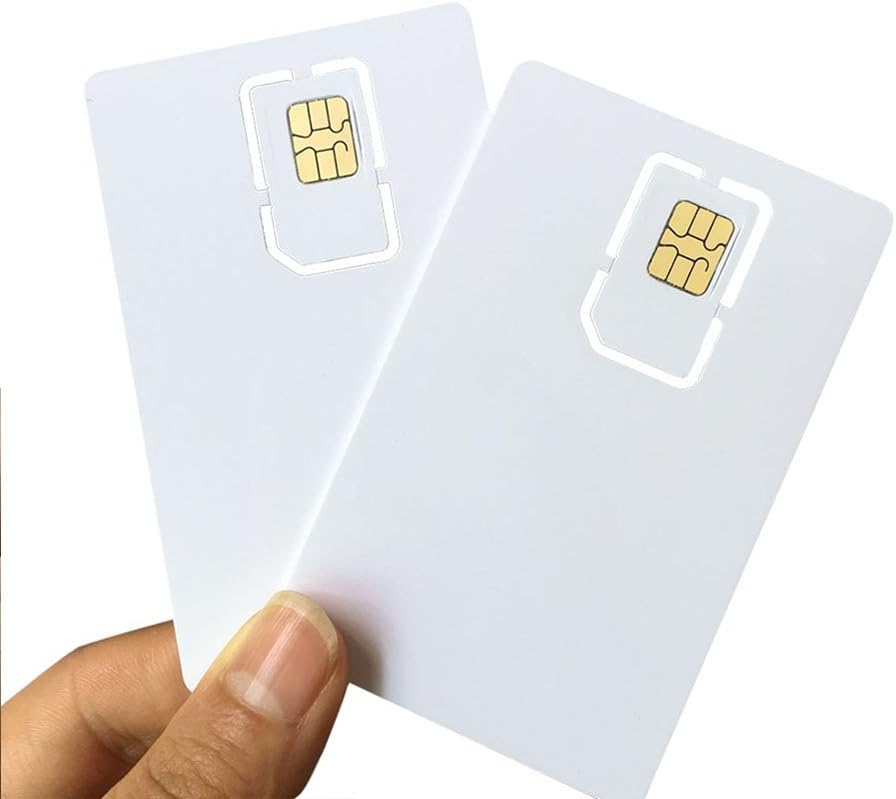 (5-piece) Writable Programmable Blank SIM USIM Card 4G LTE WCDMA GSM Nano Micro SIM Card 2FF 3FF 4FF for Telecom Operator